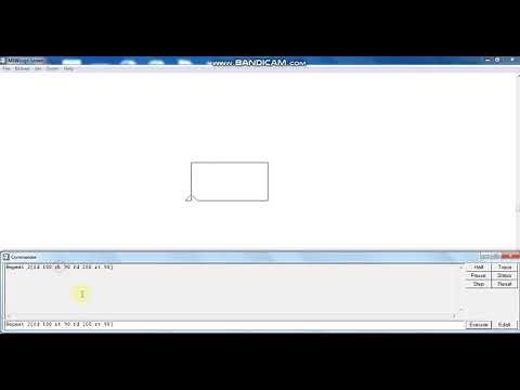 Cách vẽ hình chữ nhật trong MSWLogo.