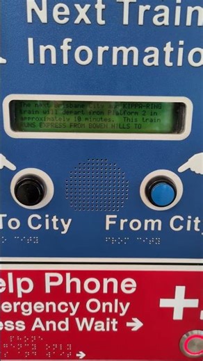 Redcliffe (Kippa-Ring) Train announcement. 02.04.2026. #queenslandrail #train #announcement