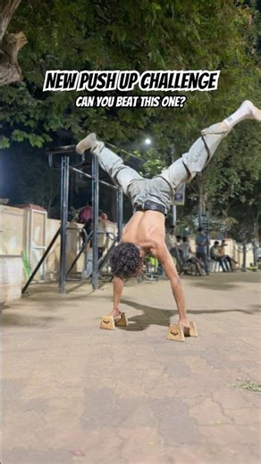 New push-up challenge🔥 #calisthenics #streetworkout #shorts