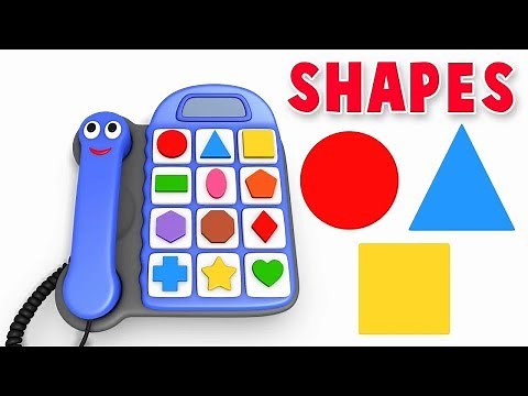 Learn Shapes with Toy Phone - Shapes Videos Collection for Children