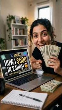 I Made $500 in 24 Hours Using Free AI Tools (Step by Step) 💰