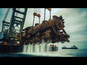 Lost for 200 Years: Salvaging a Forgotten Steam Train from the Ocean Depths & Restoring