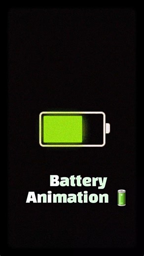 This Battery Animation Is So Smooth 🔋 #shortsfeed