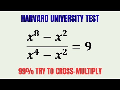 Can you solve this ""impossible"-looking algebra problem? | Harvard University Test