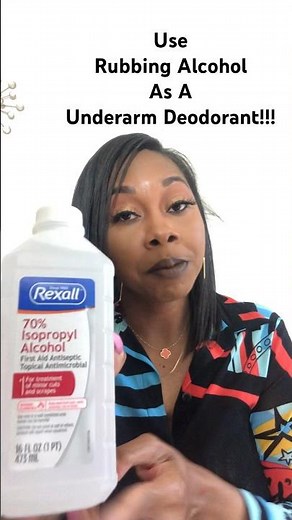 Use Rubbing Alcohol As A underarm Deodorant!!! #shortsvideo #thrifting