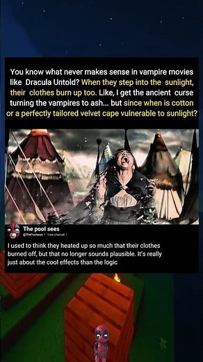 Why Do Vampires’ Clothes Burn in Sunlight?