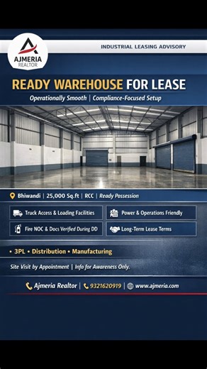 IMRAN AJMERIA | Ready-to-Occupy Premium 2nd Floor Warehouse — High-Efficiency Floor Plate @ Sonale Belt 2️⃣ QUICK PROPERTY SNAPSHOTLocation: Prime... | Instagram