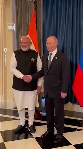 Modi And Putin Hand-In-Hand At China Summit