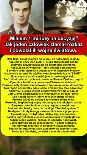 Zignorował rozkaz niszczący Ziemię. Posłuchał intuicji i uratował nasze życia!