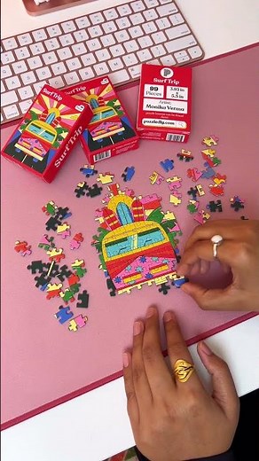 Let's play with jigsaw puzzle🧩😍 #art