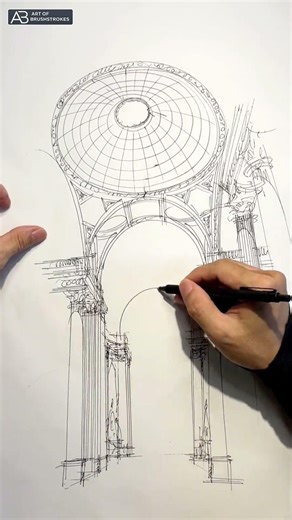Building a Royal Palace Freehand | The Ultimate Precision Architecture Challenge