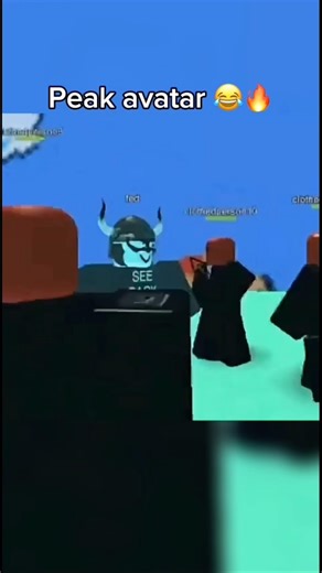 This is what peak Roblox avatar looks like 😂