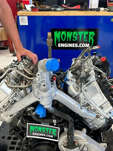 Dave and crew lowering the cab and installing our freshly built TOW MONSTER in this LML duramax #engine #autoshop #duramax #carrepair | Dave's Auto Center