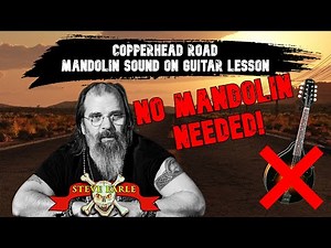 Copperhead Road - Make your guitar sound like a mandolin! - Easy to follow lesson - Steve Earle