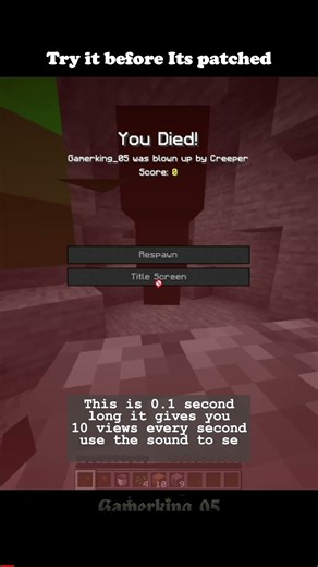 Seriously, Try It! #minecraft
