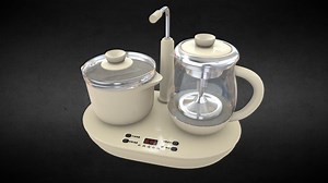 kettle teapot - 3D model by xjm0813