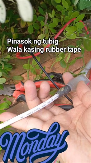 Walang rubber tape kaya pinasok ng tubig ang connection ng led strip sa garden area #electrician #control #power #technician #Switch #wiring #engineering #outlet #diy #electrical | Electricians Guide