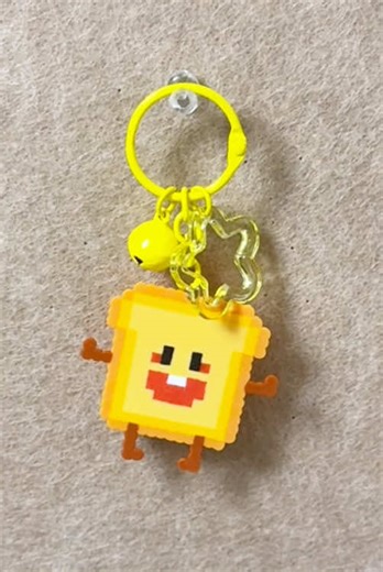 DIY Keychain Pixel Art with Fuse Beads