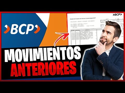 ✅Cómo VER mi ESTADO de CUENTA y mis MOVIMIENTOS de MESES ANTERIORES en BCP 2026 (BANCA MÓVIL Y WEB)