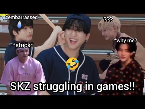 Stray Kids STRUGGLING while playing games