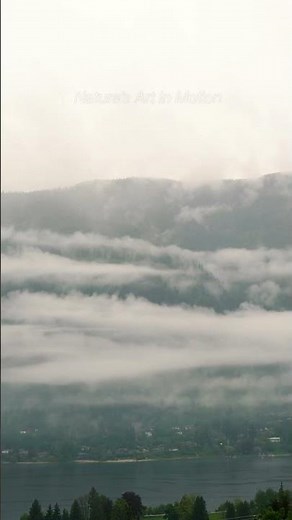 Mountains Covered in Fog and Clouds | Peaceful Nature Timelapse