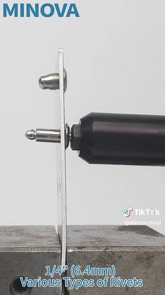 Exploring the MINOVA Rivet Tool for Various Rivet Types