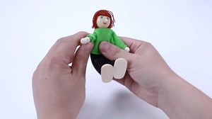 ONEST 20 Pieces Wooden Dollhouse Family Set Mini People Figures Dog Cat Sets Dollhouse Dolls Wooden Doll Family Pretend Play Figures Accessories for Pretend Doll House Toy