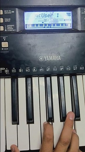 🔴How to Record Correctly✅️On a Yamaha PSR E37 Keyboard #tutorial #chords #pianotutorial #viral