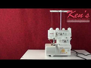Janome 7034D Serger Demonstration by Ken's Sewing Center in Muscle Shoals, AL