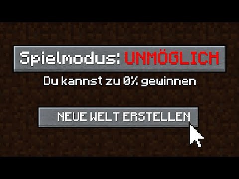 Minecraft SCHWIERIGKEIT: UNMÖGLICH