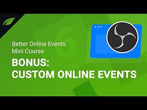 Create 100% Custom Online Events (Using FREE Software)