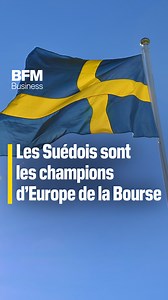 Pourquoi la Suède est le champion européen de la Bourse 🇸🇪 Un Suédois sur trois possède des actions. C'est l'une des explications au dynamisme de la Bourse de Stockholm, qui regroupe 1.000 entreprises cotées. Elle fait même mieux que Paris et Londres pour les introductions en Bourse en 2025. 🎙️📹 Sabrina Sadgui, Hugo Babay et Marie-Flamine Lavergne | BFM Business