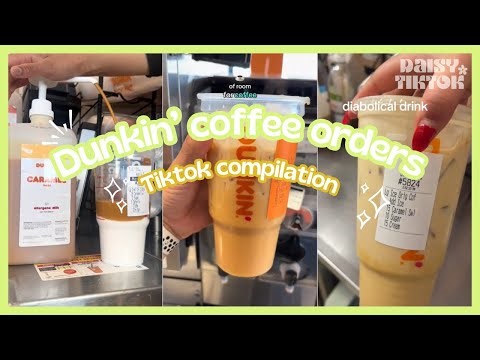 INSANE Dunkin Coffee Orders☕🧋 | Tiktok Compilation