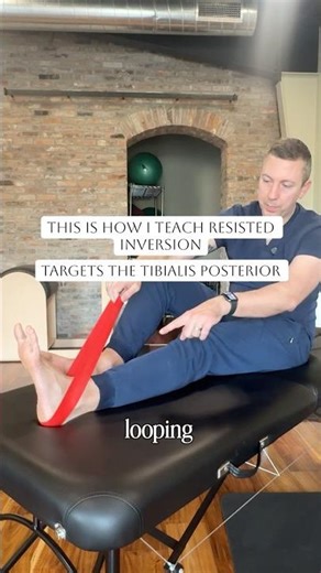 Try this awesome movement to strengthen the tibialis posterior!
