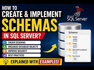How to create and implement Schemas in SQL Server?