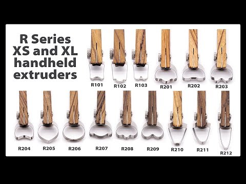 DiamondCore Tools — Handheld Clay Extruders: Extra-Small, Extra-Large & Wall Shapes