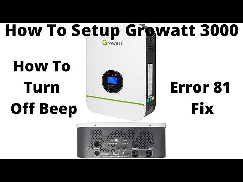 All In One 3000 Watt Growatt Inverter Setup