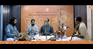 10K views · 659 reactions | The Charsur Vodcast is filled with superior sound quality concerts with best of video coverage of concerts, an aspect only provided by Charsur. The easy to access 650+ concerts lets you watch and listen to some inexplicable music on the Charsur Vodcast. Here is a snippet from a concert by Kalyanapuram Aravind.S for the Margazhi Sangeetotsavam 2021. Log in today and enjoy the concerts! | Charsur | Facebook