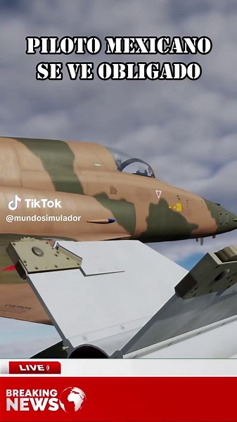 Fuerza aérea mexicana autoriza interceptar drones sobre cielo mexicano 🇲🇽 #simulacion #ejercitomexicano #fuerzaaereamexicana #dcs #warthunder