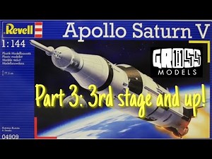 Revell 1:144 Saturn V rocket. Part 3: 3rd stage and upwards!