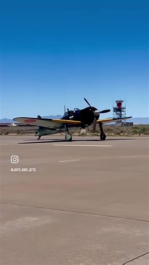 The Commemorative Air Force SoCal ‘s Mitsubishi A6M3 Zero and Grumman F6F Hellcat taxiing by after completing their demo at the 2024 air show at Holloman AFB. I’d never seen a Zero in the air before! #warbird #zero #hellcat #grumman #airshow