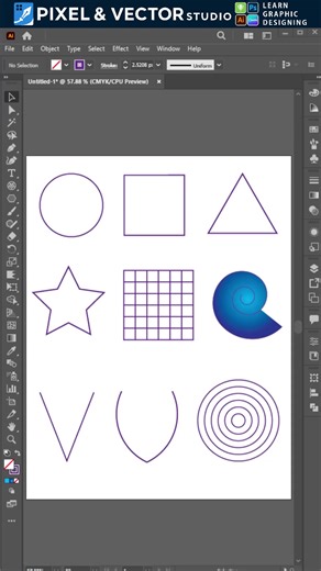 How to use Scallop Tool in Illustrator #tutorial #shorts #creatorsearchinsights #foryour #fyp