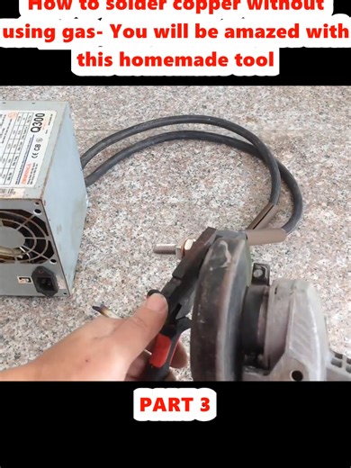 How to solder copper without using gas- You will be amazed with this homemade tool (3)