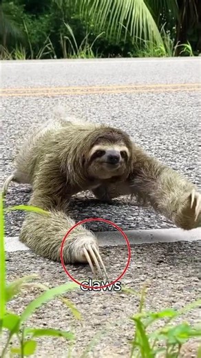Sloth the laziest Animals ! #shorts #wildlifefacts