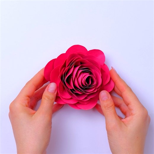 DIY paper roses that bloom forever 🌹