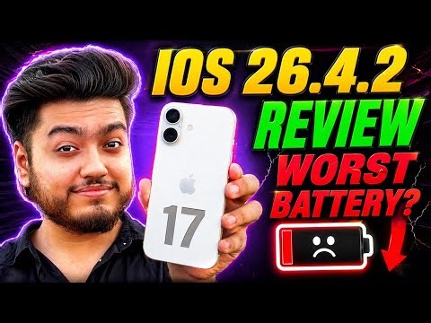 iOS 26.4.2 Review after 3 days in iPhone 17 & iPhone 16🔥 Battery? Should you update?