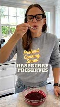 Pretend Cooking Show: Raspberry Preserves