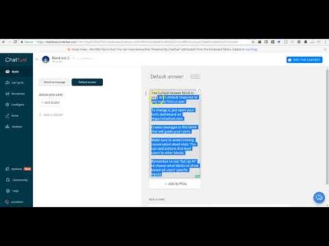 How to create a Facebook Messenger BOT using Chatfuel