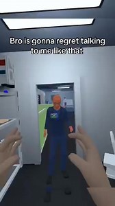 Crashing out in my VR job #vr #trending #fyp #vrgame #vrchat | Joeah