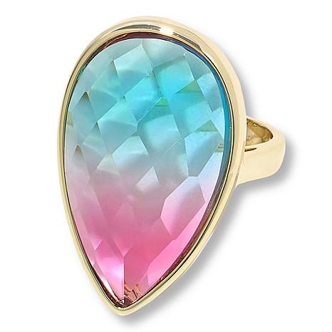 Connie Craig Carroll Jewelry Ellery Quartz Doublet Solitaire Ring | HSN